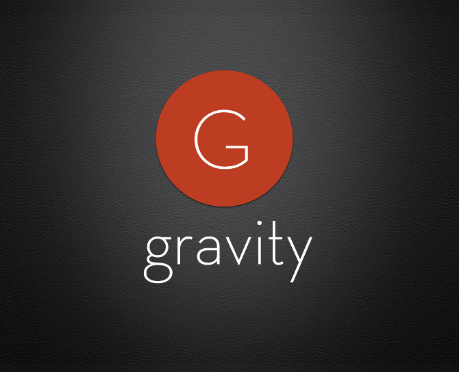 Gravity identity applied to a leather treatment.