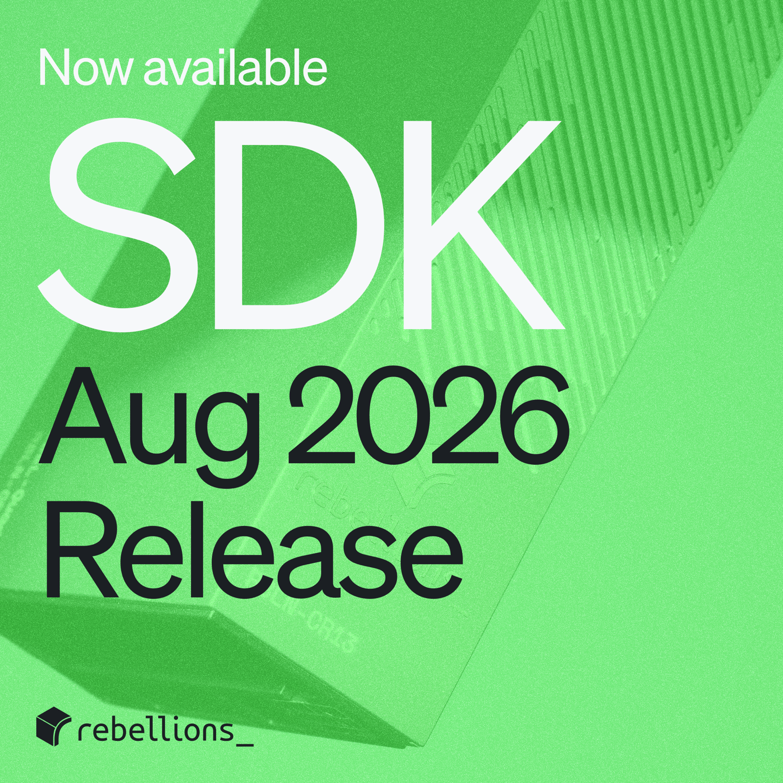 Rebellions social post, SDK August 2026 release